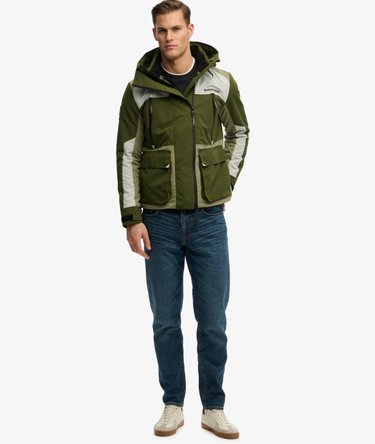 Veste Coupe-vent &agrave; Capuche Color Block Image 3