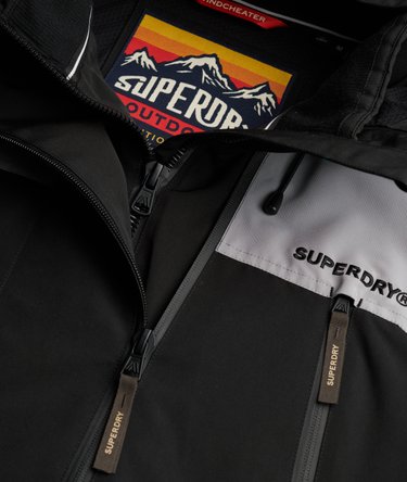 Hooded Colour Block Windbreaker Jacket Image 6