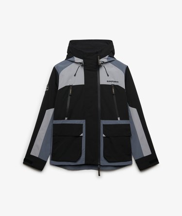 Hooded Colour Block Windbreaker Jacket Image 7