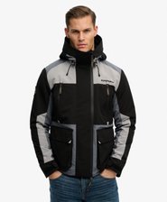 Hooded Colour Block Windbreaker Jacket