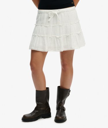 Cheesecloth Gelaagde Minirok Image 3