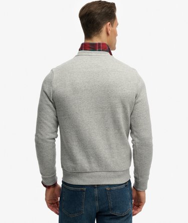 Tonal Embroidered Logo Crew Sweatshirt Image 5