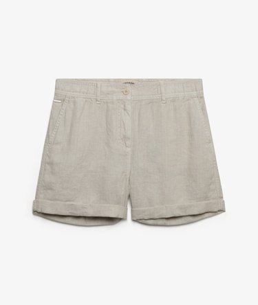 Short en lin taille mi-haute Image 6