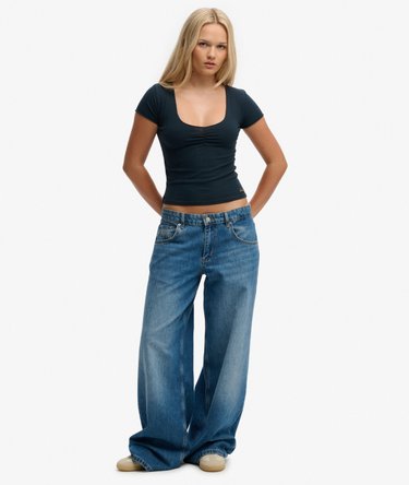 Athletic Essentials Gathered Short Sleeve Top Image 3