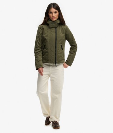 Hooded Microfibre Arctic Windcheater Jacket Image 3