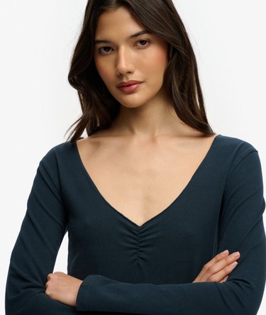 Haut Manches Longues Athletic Essential Fronc&eacute; Image 4