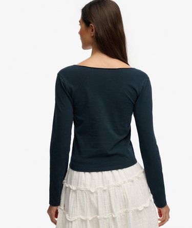 Haut Manches Longues Athletic Essential Fronc&eacute; Image 5