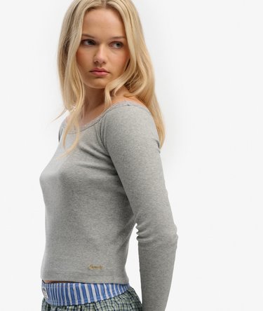 Athletic Essentials Lace Long Sleeve Top Image 2