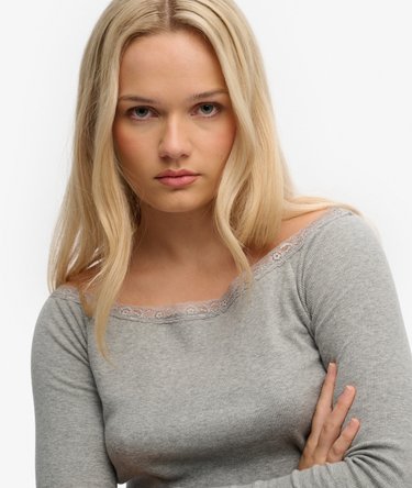 Athletic Essentials Lace Long Sleeve Top Image 4