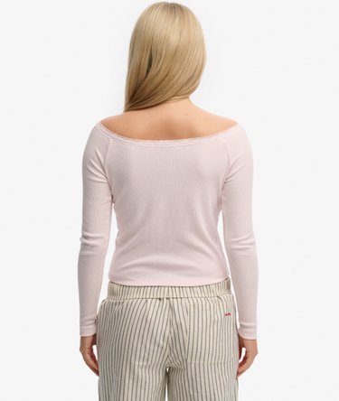 Athletic Essentials Lace Long Sleeve Top Image 5