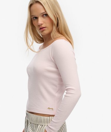 Athletic Essentials Lace Long Sleeve Top Image 2