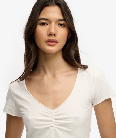 Athletic Essentials Gathered Short Sleeve Top Image 4