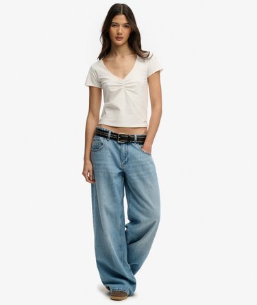 Athletic Essentials Gathered Short Sleeve Top Image 3