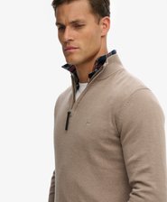 Jersey de Algod&oacute;n Essentials con Media Cremallera