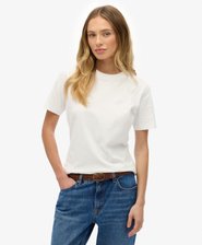 Essential T-shirt met geborduurd logo