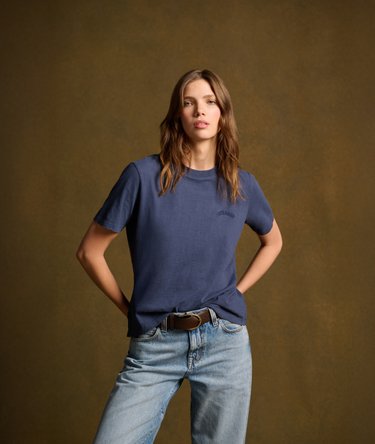 Verwaschenes T-Shirt mit Essential Logo Image 1