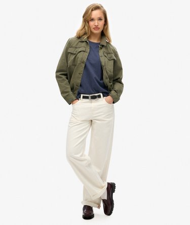 Verwaschenes T-Shirt mit Essential Logo Image 3