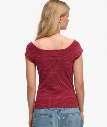 Athletic Off Shoulder Muster-Top Image 5