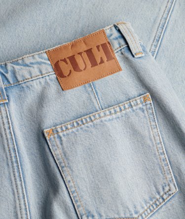 Denim Cargo Maxi Skirt Image 7