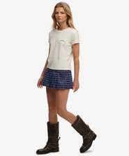 Mini-jupe pliss&eacute;e avec short int&eacute;gr&eacute;