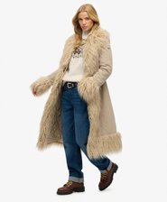 Lang Afghan Jakke Slim Pasform