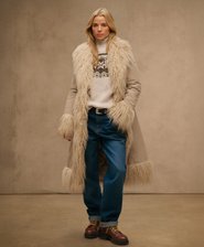 Langer Afghan Mantel