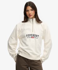 Athletic Essentials Grafische Halve Rits Sweater