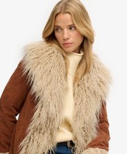 Lang Afghan Jakke Slim Pasform