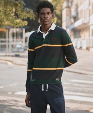 Polo de Rugby Vintage Athletic Stripe