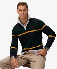 Polo de Rugby Vintage Athletic Stripe