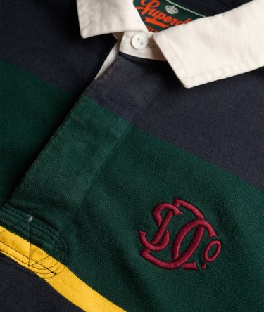 Vintage Athletic Stripe Rugby Top Image 7