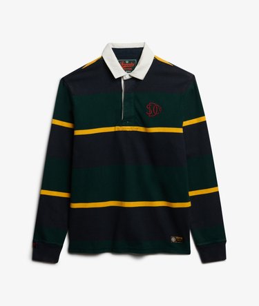 Vintage Athletic Stripe Rugby Top Image 8
