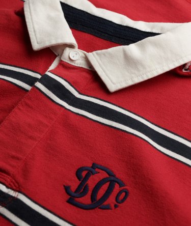 Vintage Athletic Stripe Rugby Top Image 7