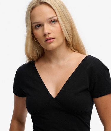 Cap Sleeve Corset Top Image 4