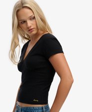 Cap Sleeve Corset Top