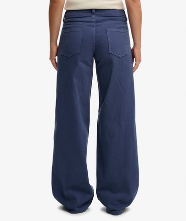 Pantalon baggy taille moyenne Image 4