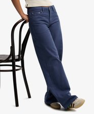 Pantalon baggy taille moyenne