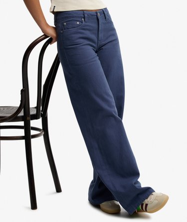 Pantalon baggy taille moyenne Image 2