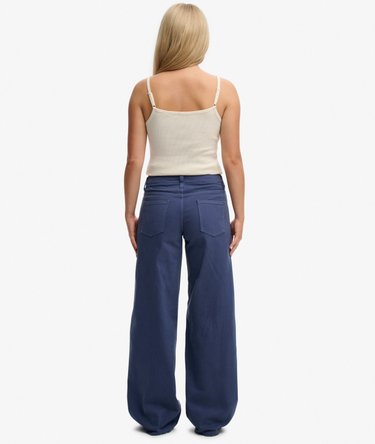 Pantalon baggy taille moyenne Image 6
