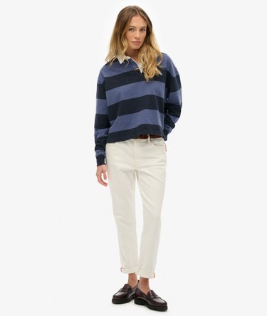 Athletic Essentials Stripe Rugby Top Image 4