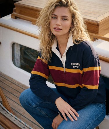 Heritage Stripe Rugby Top Image 1