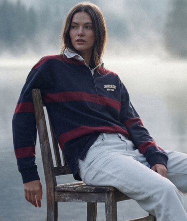 Heritage Stripe Rugby Top Image 1