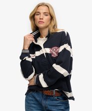 Crest Stripe Rugby Top