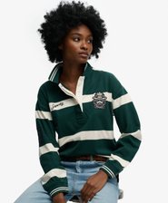 Crest Stripe Rugby Top