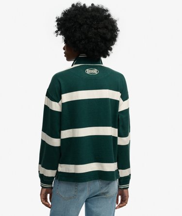 Crest Stripe Rugby Top Image 6