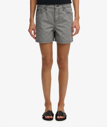 Mid Rise Stripe Shorts Image 4