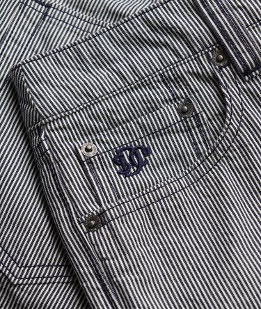 Mid Rise Stripe Shorts Image 7