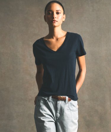 Studios Slub T-shirt met Borduursel Image 1