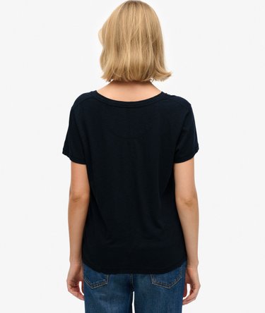 Studios Slub T-shirt met Borduursel Image 6