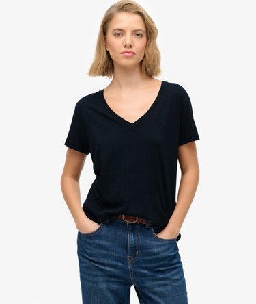 Studios Slub T-shirt met Borduursel Image 2